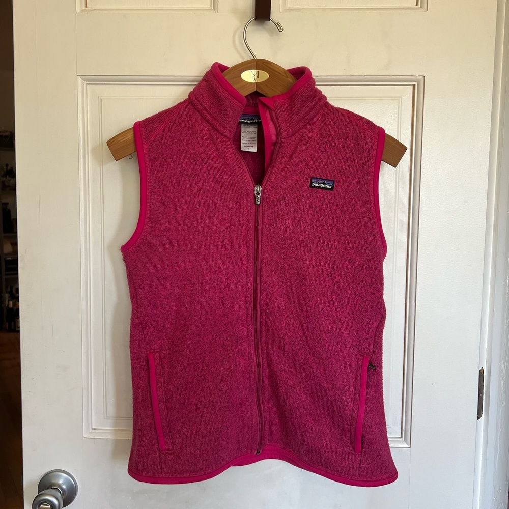 Pink Patagonia Vest